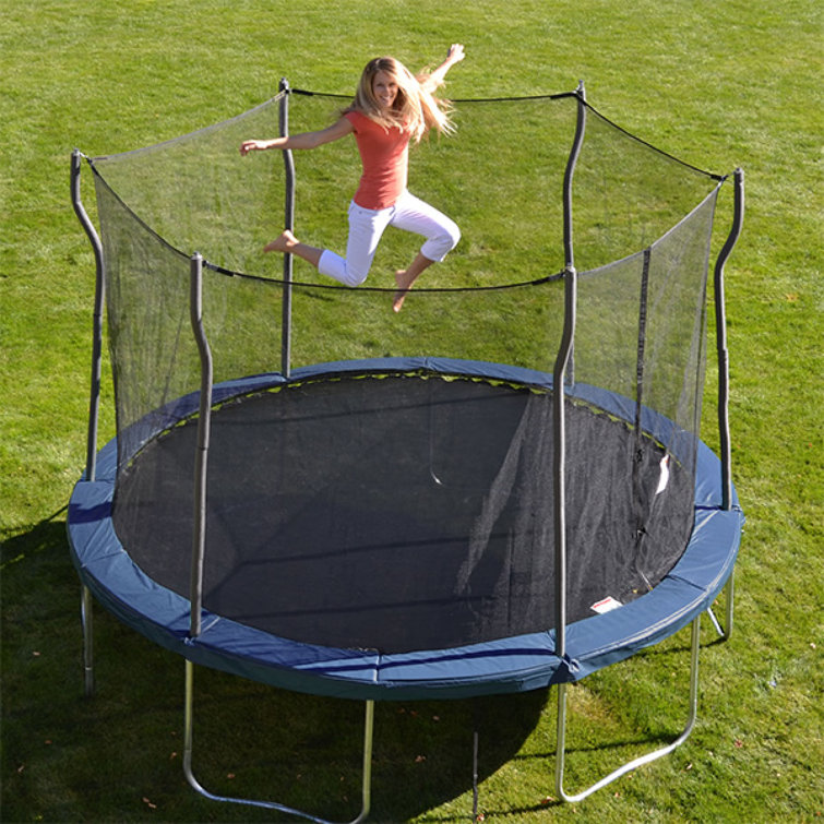 Propel Trampolines 12' Round Backyard Trampoline with Safety Enclosure & Reviews Wayfair